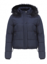 Warm short jacket Dark blue 