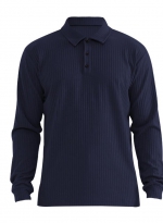 Polo shirt with lapel Navy blue 