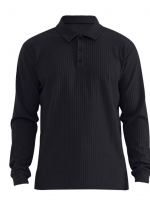 Polo shirt with lapel Black 