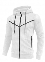 Slim-fit hoodie White 