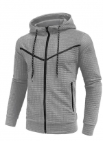 Slim-fit hoodie Light gray 