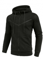 Slim-fit hoodie Black 