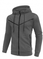 Slim-fit hoodie Dark gray 