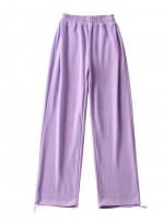 Baggy wide-leg pants Purple 