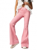 Slimming bell bottoms Pink 