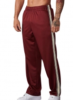 Sweatpants with side stripes Red 