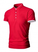 Multi-colored POLO shirt Red 