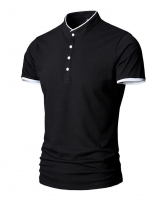 Multi-colored POLO shirt Black 